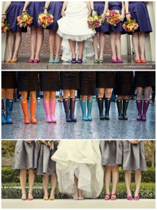 Colorful-bridesmaids-shoes